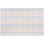 Colorful checkered tablecloth