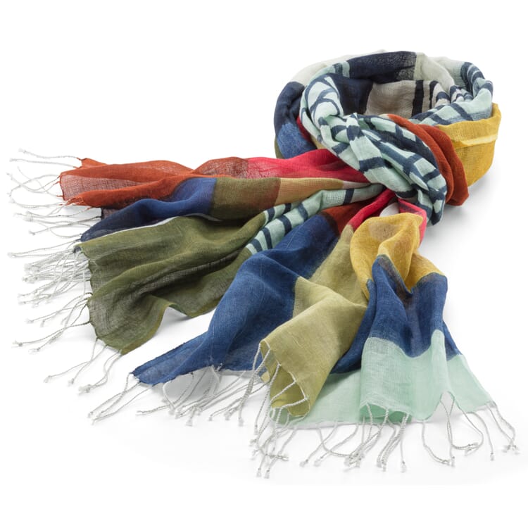 Damenschal gemustert, Multicolor