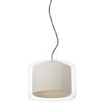 Lampada a sospensione Mercer 30 Naturale, plissettato