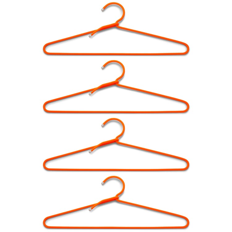 Kleiderbügel Cord Hanger, Neonrot