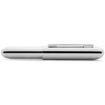 Compact ballpoint pen silver