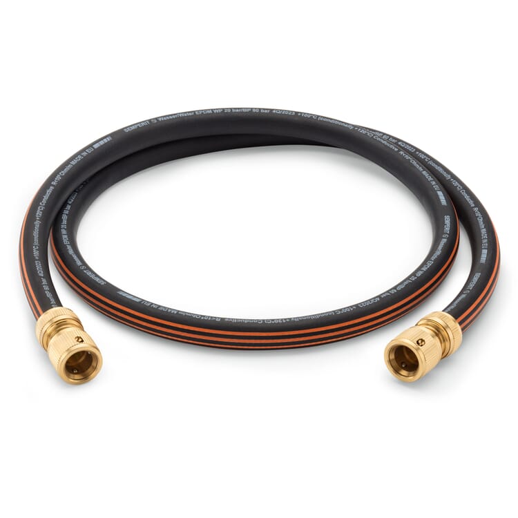 Water tap connection for hose reel