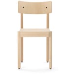 Chair EINSER Untreated / RAL 2001 Red orange (flat pack)