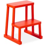 Tabouret marchepied Adhoc RAL 3026 Rouge clair lumineux
