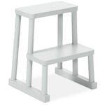 Tabouret marchepied Adhoc RAL 7035 gris clair