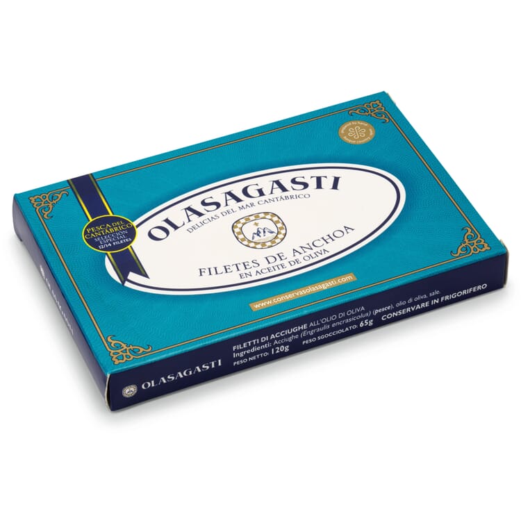 Anchovy fillets in olive oil