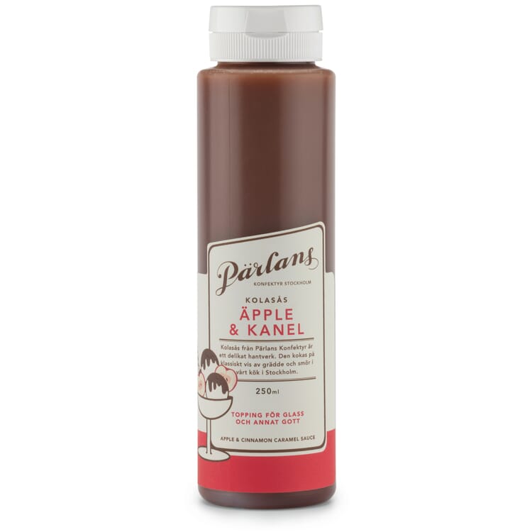 Caramel sauce apple-cinnamon squeeze bottle