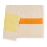 Colours on the Beach Bath Mat." Light Yellow / Orange"