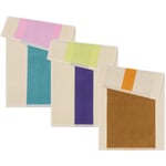 Gamme de serviettes Colours on the Beach Serviette d'invité (lot de 3) Turquoise / Violet / Marron