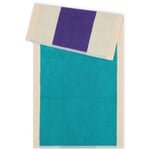 Série de serviettes Colours on the Beach Serviette de bain Turquoise / Violet