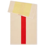 Colours on the Beach handdoekenserie Handdoek Rood / lichtgeel