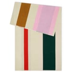 Colors on the Beach Towel Series." Beach Towel." Red / Green / Brown / Pink