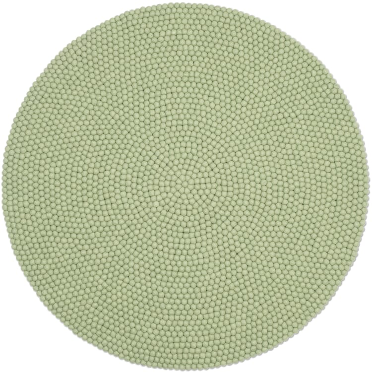 Tapis de boules de feutre, Vert sauge