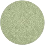 Tapis de boules de feutre Vert sauge Ø 90 cm