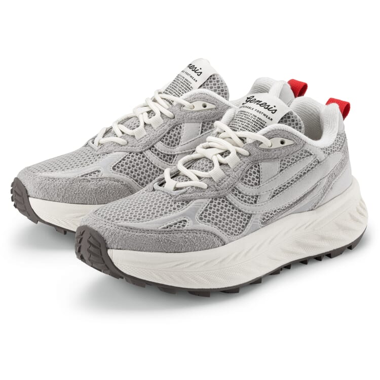 Women's sneakers G-Eco '99 high sole, Grey-Cream