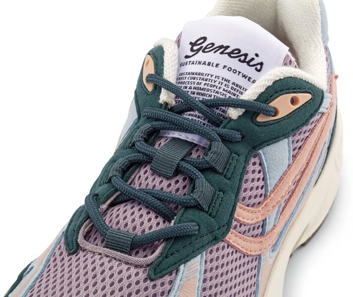 Damen-Sneaker G-Eco ’99 Türkis-Rosé, Detailsicht