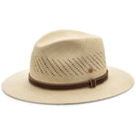 Cappello panama da uomo con fascia in pelle Naturale