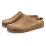 Zapatillas de piel unisex Marrón claro