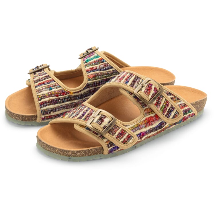 Women’s Silk Mules, Multicolor
