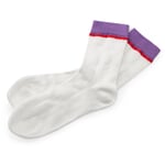 Chaussettes pour femmes Blanc-fleurs