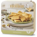 Galletas de barquillo con crema de pistacho