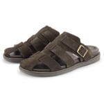 Mule homme en daim Marron noir