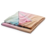 Coperta di lana Inga Sempé Blu-rosa