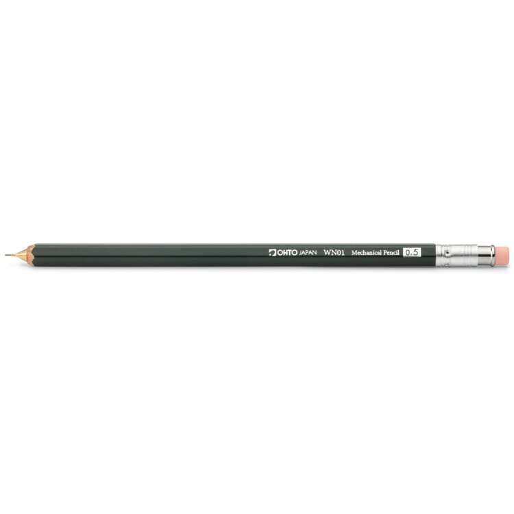 Mechanisch potlood cederhout 0,5 mm stift, Groen