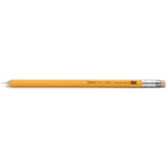 Mechanical pencil cedar wood 0.5 mm lead Yellow