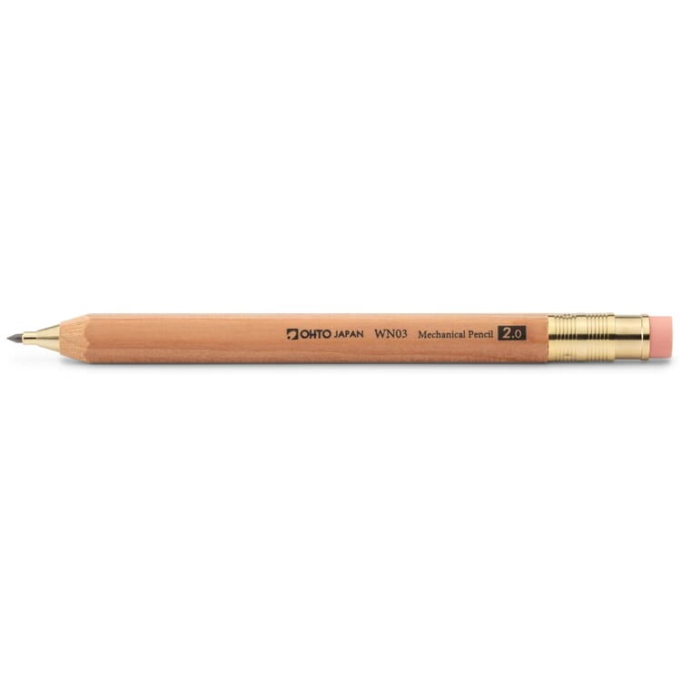 Mechanical pencil cedar wood 2 mm lead, Nature