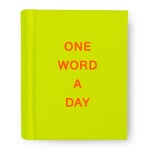 Carnet One Word a Day Jaune fluo