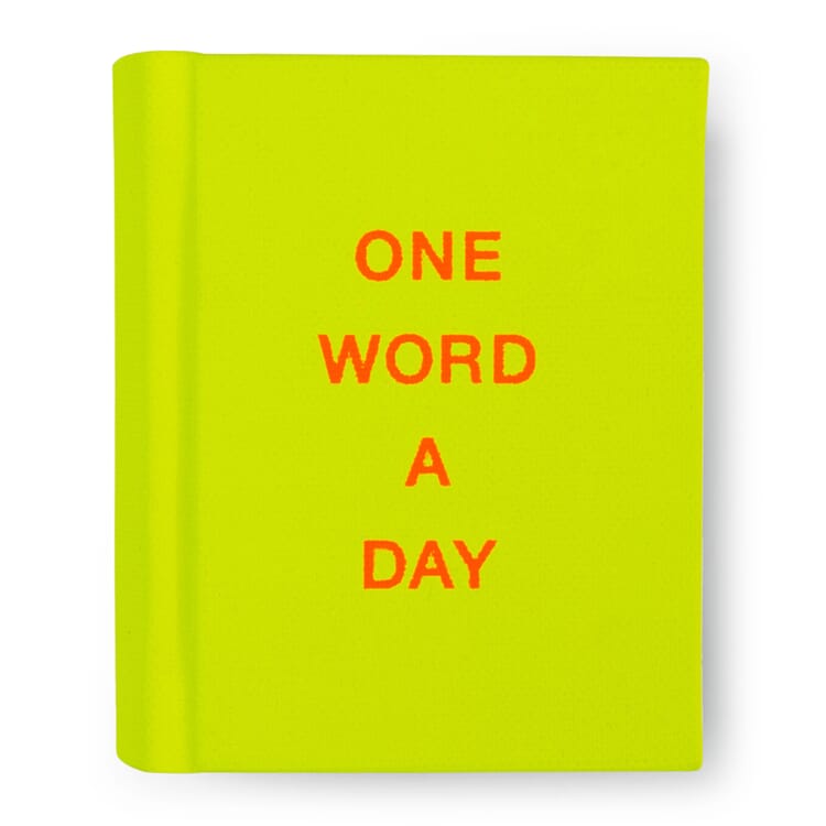 Taccuino One Word a Day, Giallo neon
