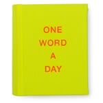 Notizbuch One Word a Day Neongelb