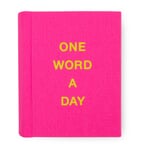 One Word a Day Notebook Neon Pink