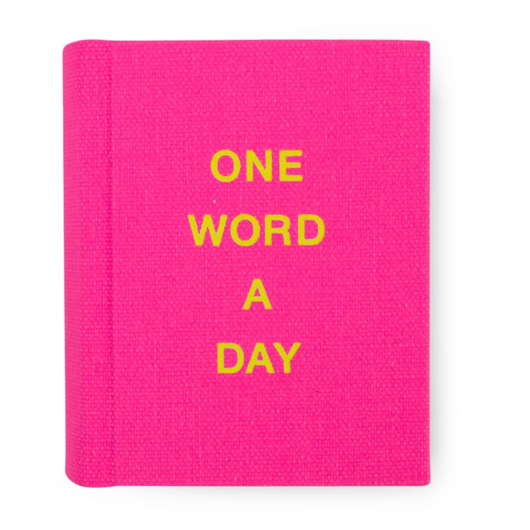Taccuino One Word a Day, Rosa neon