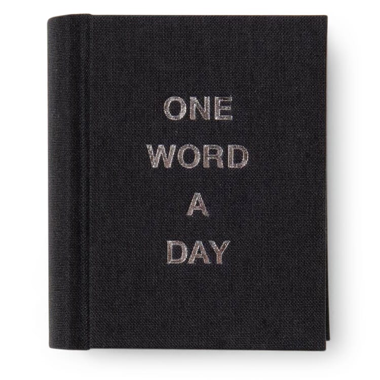 Taccuino One Word a Day, Nero