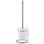 Toiletborstel set messing Verchroomd