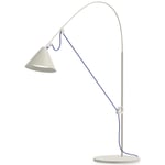 Lampe de table Ayno S 2.0 Gris Câble : bleu outremer