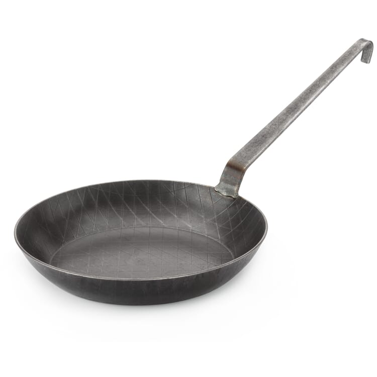 Turk smedejernspande med høj kant, 24 cm