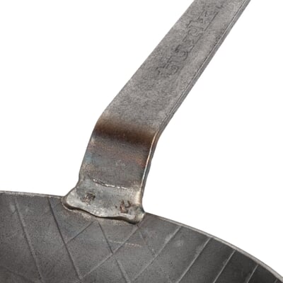 Turk Wrought Iron Frying Pan with High Rim, 28 cm | Manufactum