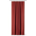 Rideau en tissu loden léger Rouge foncé longueur 220 cm