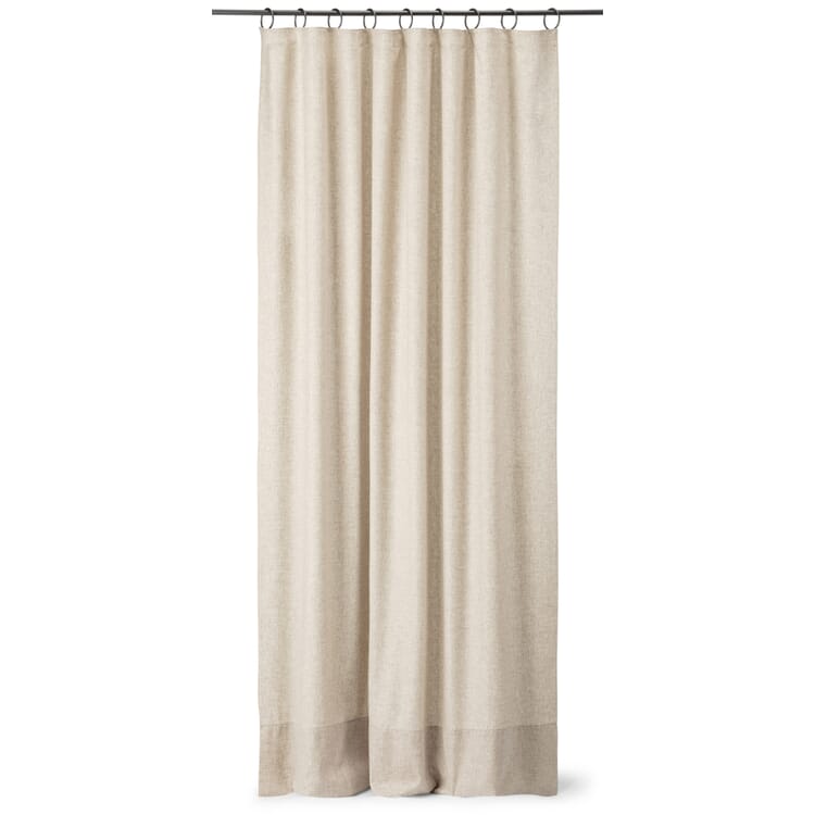 Cortina de tela ligera loden, Beige