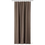 Rideau en tissu loden léger Marron mélangé longueur 250 cm