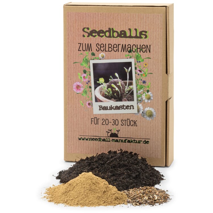 Flower seeds Seed balls, Do-it-yourself set