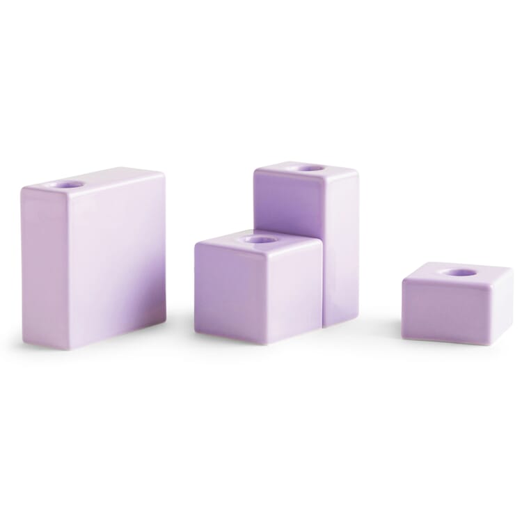 Candlestick 4 Blocks, Purple