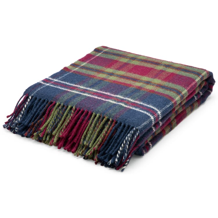 Tartan zuiver scheerwollen deken Morello Check