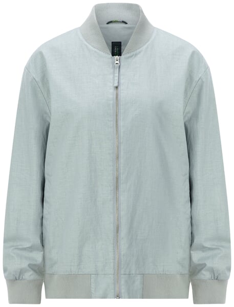 Linnen blouson voor heren IJsblauw
