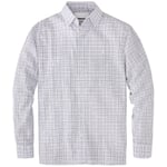 Men shirt seersucker White-Navy