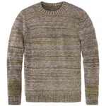 Men's knitted sweater mottled Green-purple