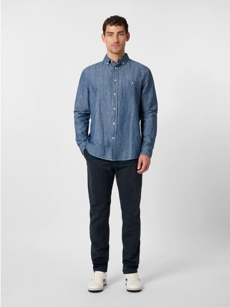 Herren-Jeanshemd Denim, Tragebild